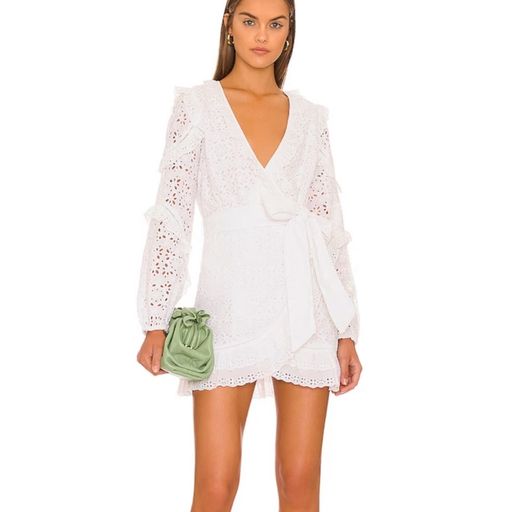 Veronica Beard White Eyelet mini